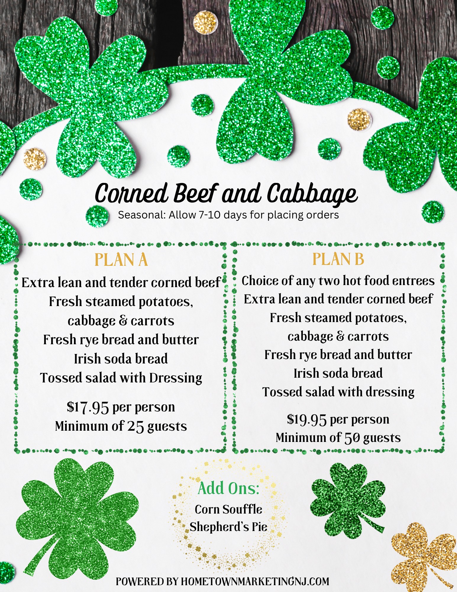 2025 st. patricks day world of foods mountain view deli